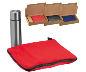 Set fleece blanket + thermal flask Liverpool