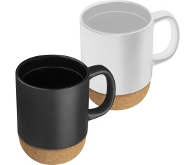 Ceramic mug with cork bottom Gistel